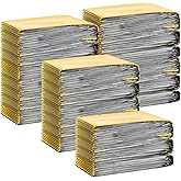 Chumia Emergency Thermal Blanket Bulk 83 x 63 Gigantic Foil Space Blanket Survival Reflective Accessories Gift for Homeless Camping Gear First Aid Hiking Outdoor