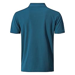 KAOKLRNI Men's Quick-Dry Active Polo Shirts Short