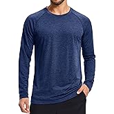 MAGCOMSEN Men's Long Sleeve Shirts UPF 50+ Sun Protection Dry Fit Shirts Athletic Fishing Hiking Workout Rash Guard