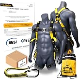 KwikSafety SUPERCELL Safety Harness ANSI OSHA Fall Protection Gear