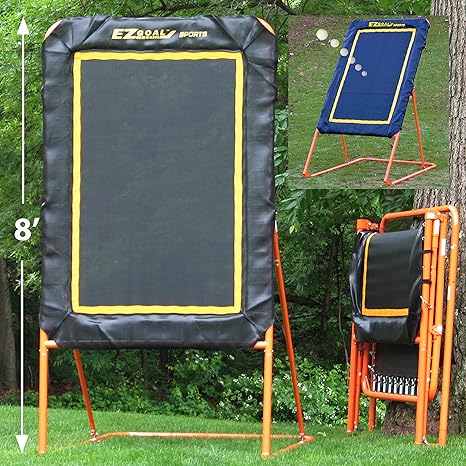 Amazon Com Ez Goal Professional Folding Lacrosse Throwback