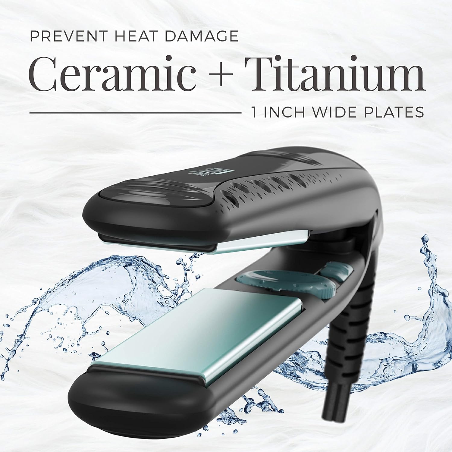 Remington S7310 Wet 2 Straight Hair Straightener, 1-Inch, Black Hair Straightener : Beauty