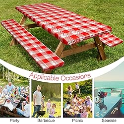 Picnic Table Cover with Bench Covers Camping
