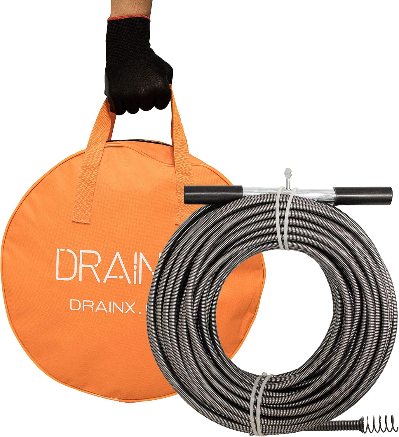 Drainx Easy Twist Drain Auger Flexible Plumbing Cables for Cleaning