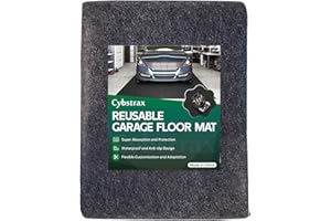 Cybstrax Oil Spill Mat - 72" x 60" Absorbent Oil Garage Floor Mat for Under Car - Protect Driveway from Drips, Spills, Stains, Reusable & Durable Garage Floor Protection Mat with Waterproof Backing