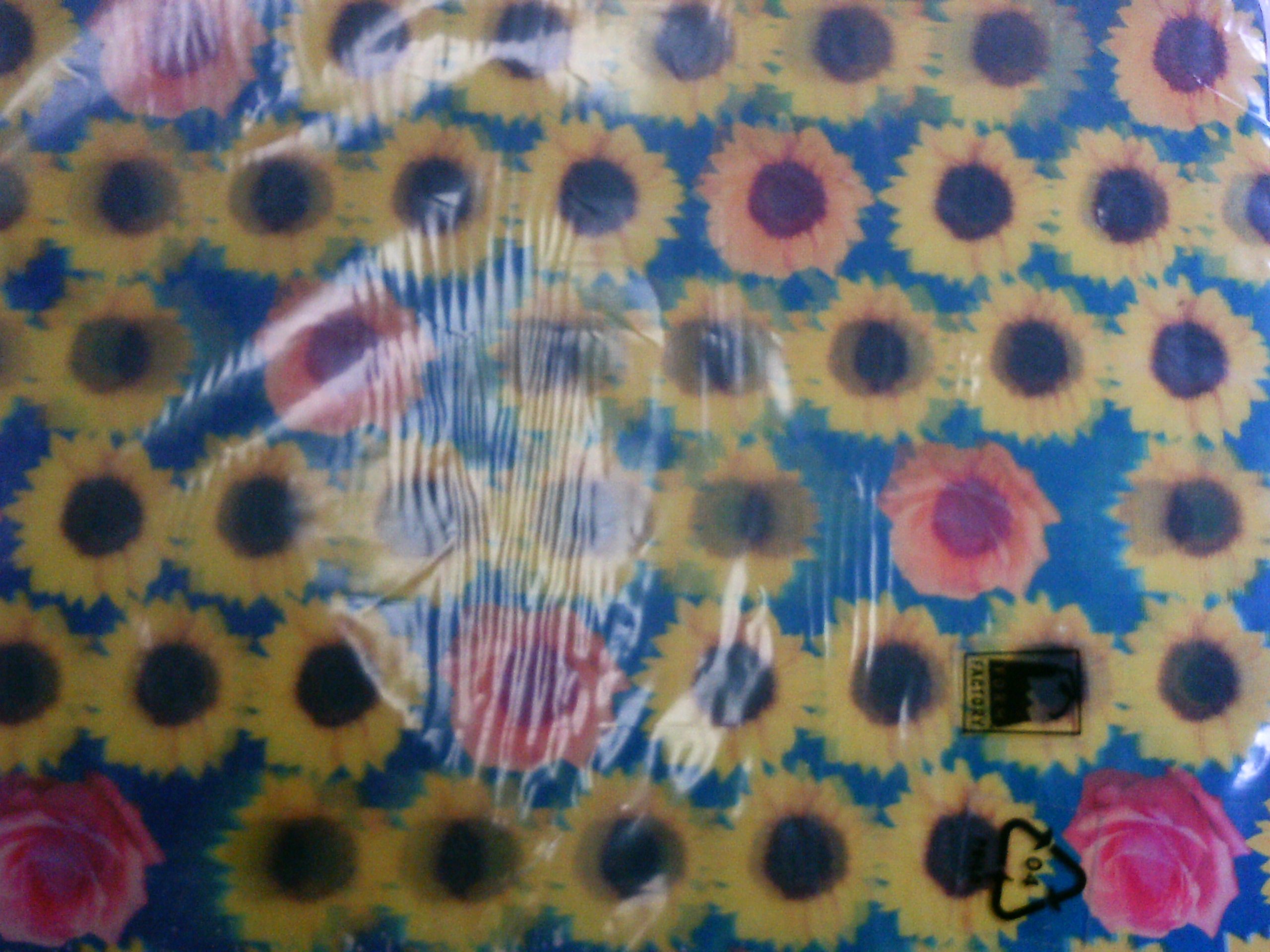 3D Mouse Pad / Mouse Mat Sunflower and Roses 210 x 180 MM