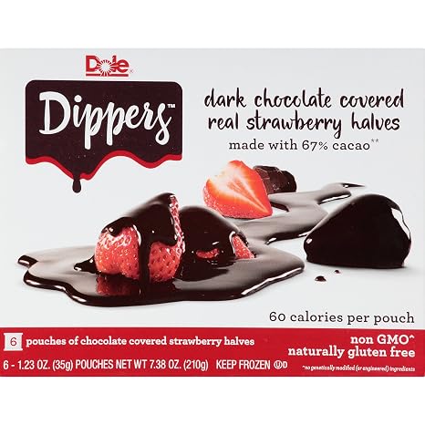 Dole Dark chocolate covered real strawberry halves (071202163251)
