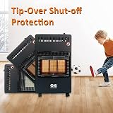 NJ The Right Choice Portable Gas Heater Indoor 4.2kW Regulator Set view 6