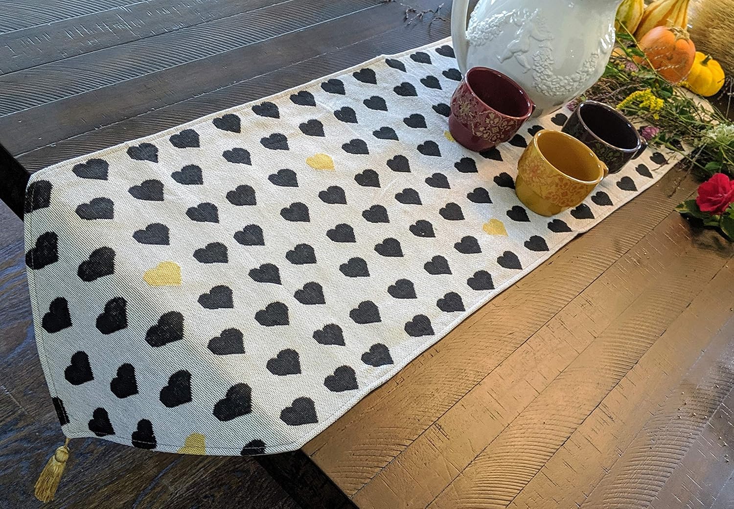 Best Counrty Hearts Kitchen Runner