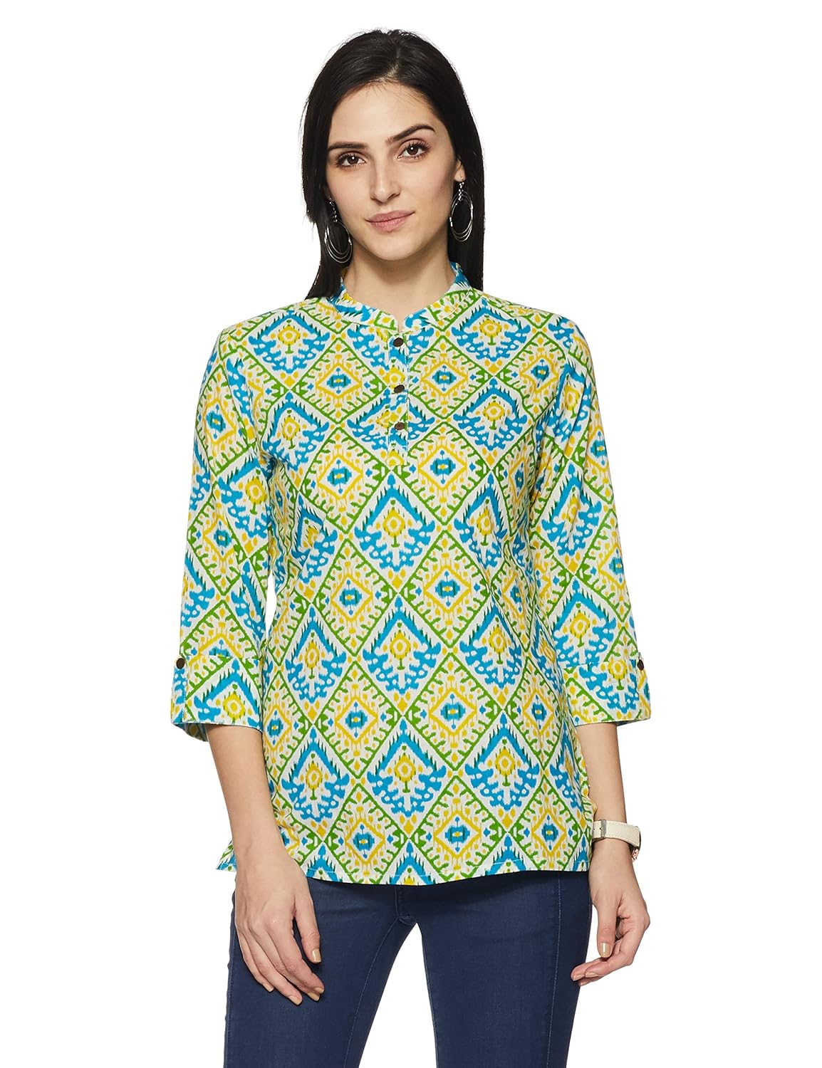 amazon brand- myx women's straight cotton kurta