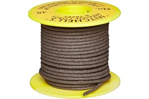 Mitchell Abrasives 48 Round Abrasive Cord, Aluminum Oxide 150 Grit .093" Diameter x 50 Feet