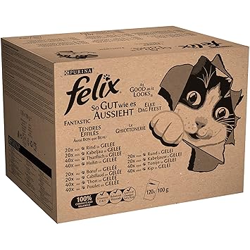 FELIX Katzennassfutter So gut wie es aussieht