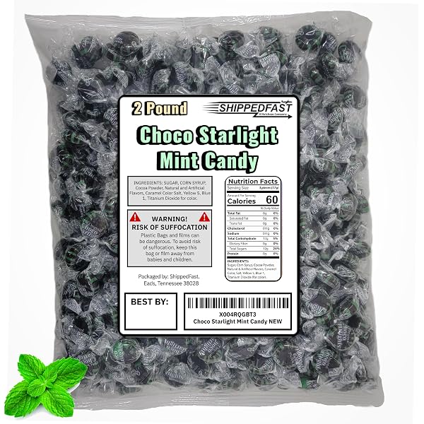 Choco Starlight Mints 5lb Best Chocolate Shop