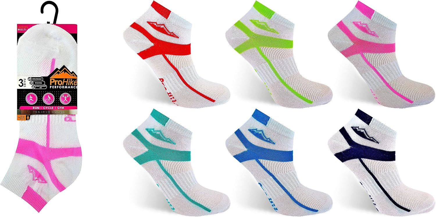 ladies multi coloured trainers