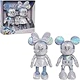 Just Play Disney100 Years of Wonder Mickey Mouse & Minnie Mouse Collector Set Plush Stuffed Animals, Kids Toys for Ages 2 Up