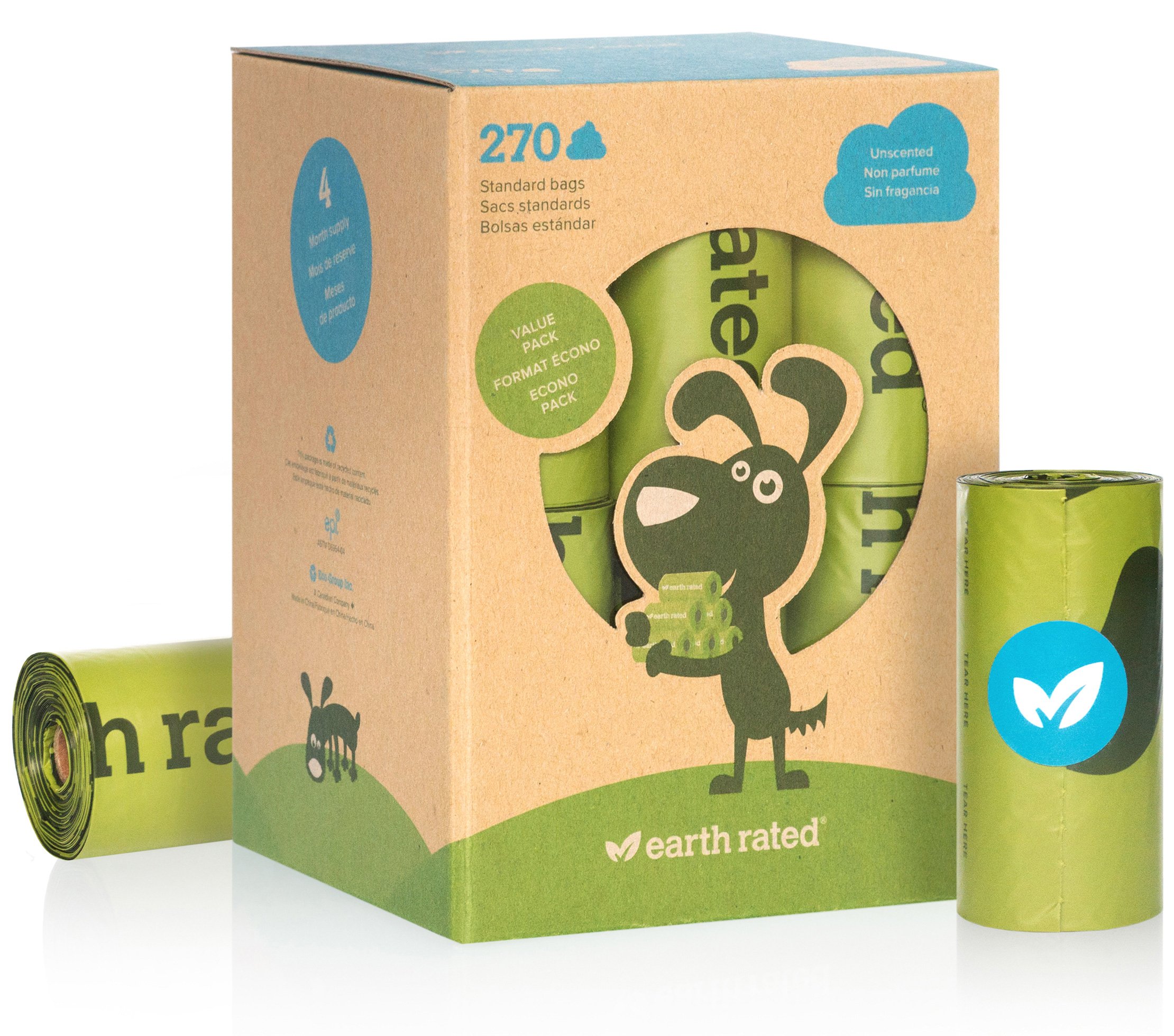 Earth Rated, Poop Bags, Dog Waste Bags, Unscented, Completely Leak