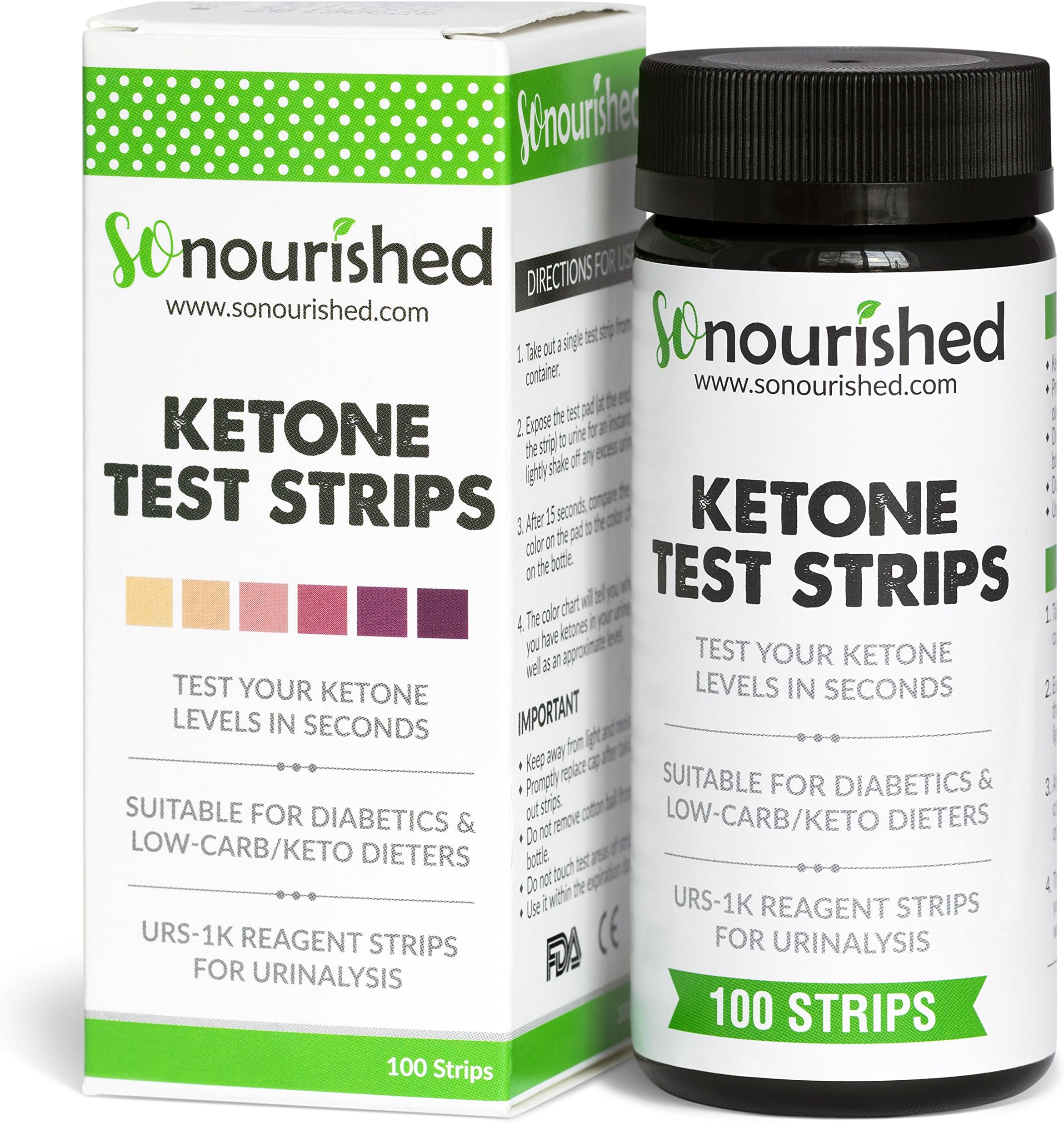 Urine Ketone Strips Ketosis Strips & Diabetic Test Strips. Ketosis
