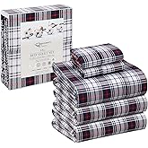 RUVANTI 100% Cotton Sheets – Split King Size Percale Bedding, Cooling & Breathable Floral Design, Durable with a Crisp, Soft & Comfortable Feel, 16" Deep Pocket, 5-Piece Set, Prussian