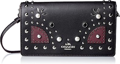 coach black clutch