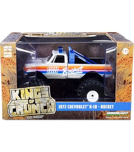 Amazon.com: Greenlight 1971 Chevrolet K-10 Monster Truck