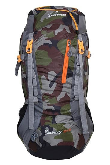 Emerence Polyester 75 Ltr Camouflage Trekking Backpack