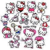 17Pcs Cute Cartoon Cat Iron On Patches, Sew on/Iron on Applique Embroidered Patches for Hats, Backpacks,Shirt,Shoes