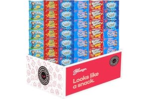 BLUNON Oreo, Chips Ahoy, Ritz, Nutter Butter, Teddy Grahams Variety Pack - Nabisco Cookies Assortment Bulk (40 Count)