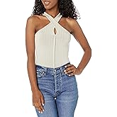 Club Monaco Women's Shiny Wide Rib Top
