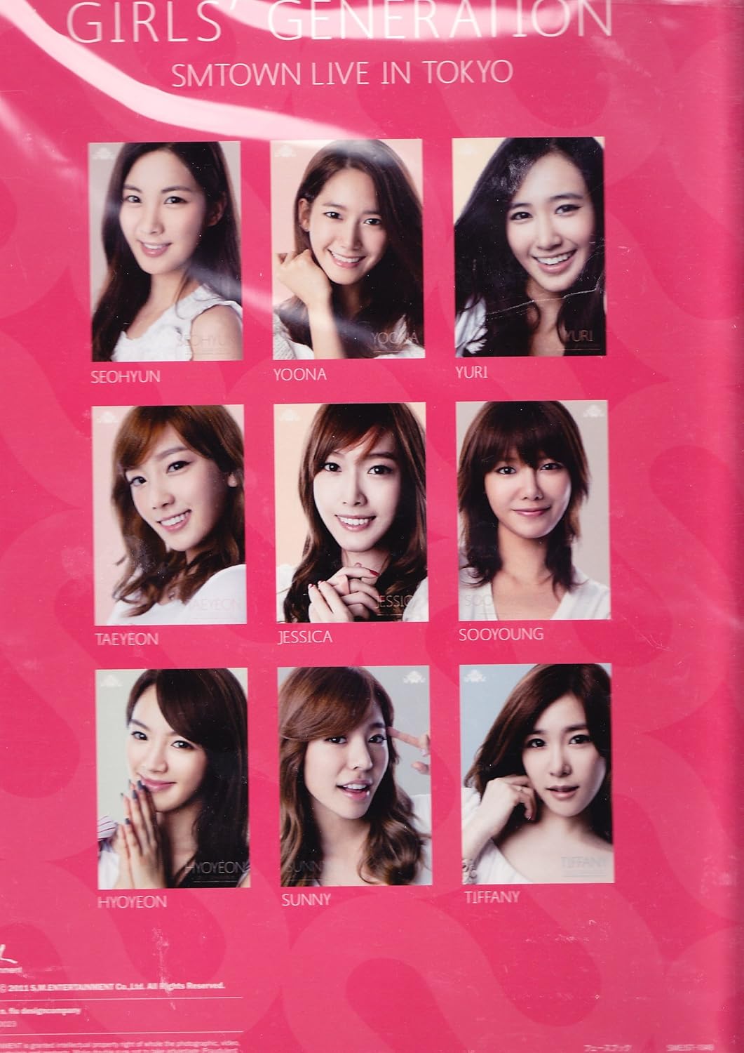 Amazon 少女時代 Girls Generation スヨン ソヒョン ジェシカ サニー ユナ ティファニー ユリ テヨン ヒョヨン S M Entertainment Smtown Live In Tokyo 公式フェースブック 特大フォトカード9枚セット 韓国製 封筒 はがき レター用品 文房具 オフィス用品