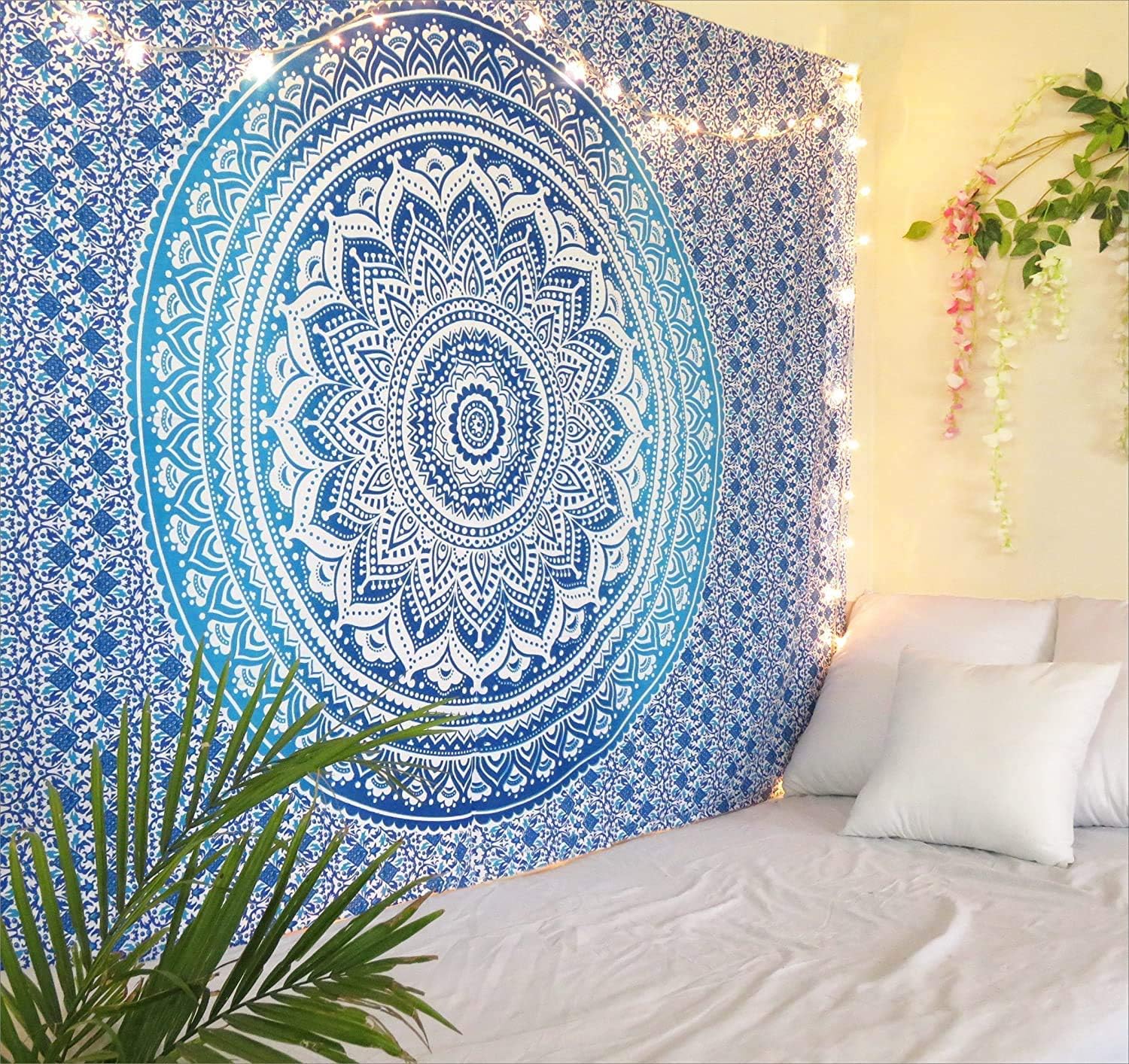 THE ART BOX Trippy Tapestry for Bedroom Aesthetic Hippie Wall Hanging