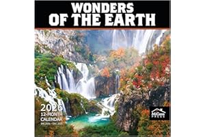 MICASA PRESS Wonders of the Earth 2026 Wall Calendar 12 Month | 12" x 24" Open | Thick & Sturdy Paper | Holiday Gift | Nature Calendar 2026