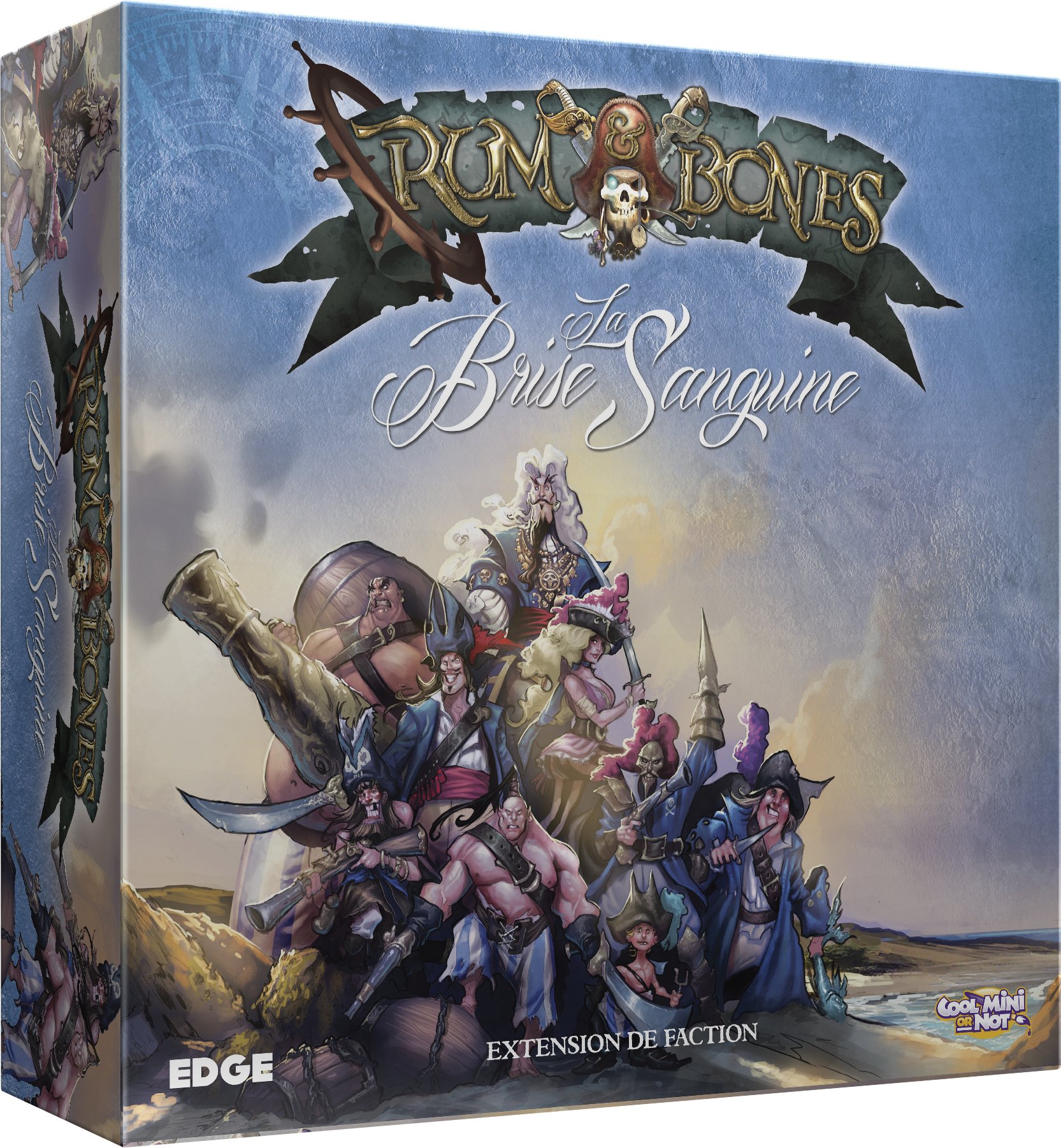 Asmodee – Board Game – Rum & Bones: 2 to 6 Players, Age 14+