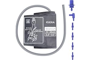 Pediatric Replacement Blood Pressure Cuff - Small, Child-Friendly BP Cuff for Kids & Women, 15-24cm Arm Circumference, Compat