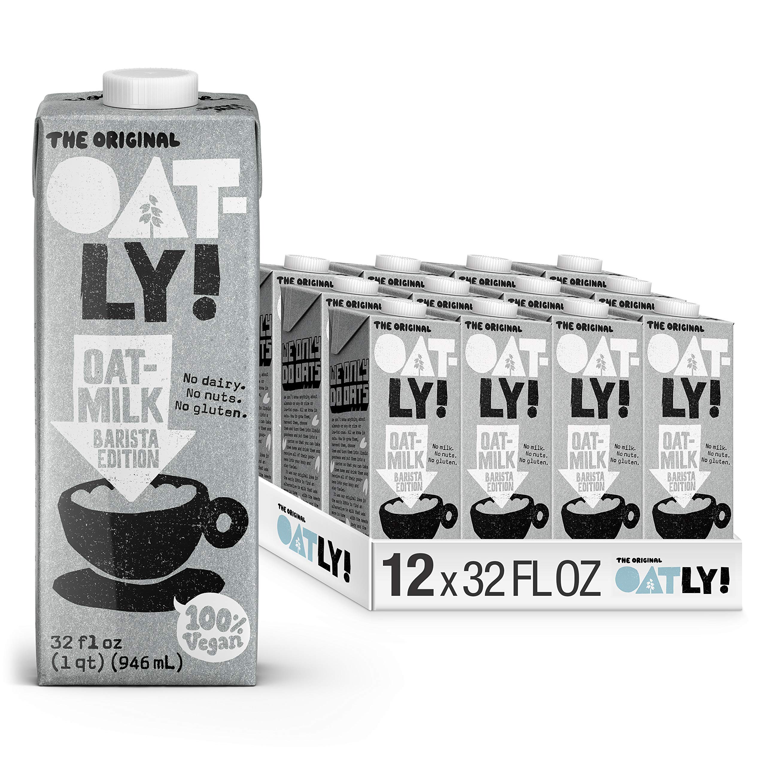 Oatly Original Oat Drink 1 Litre Pack Of 12 Barista Edition Buy Online In Faroe Islands At Faroe Desertcart Com Productid 186192724