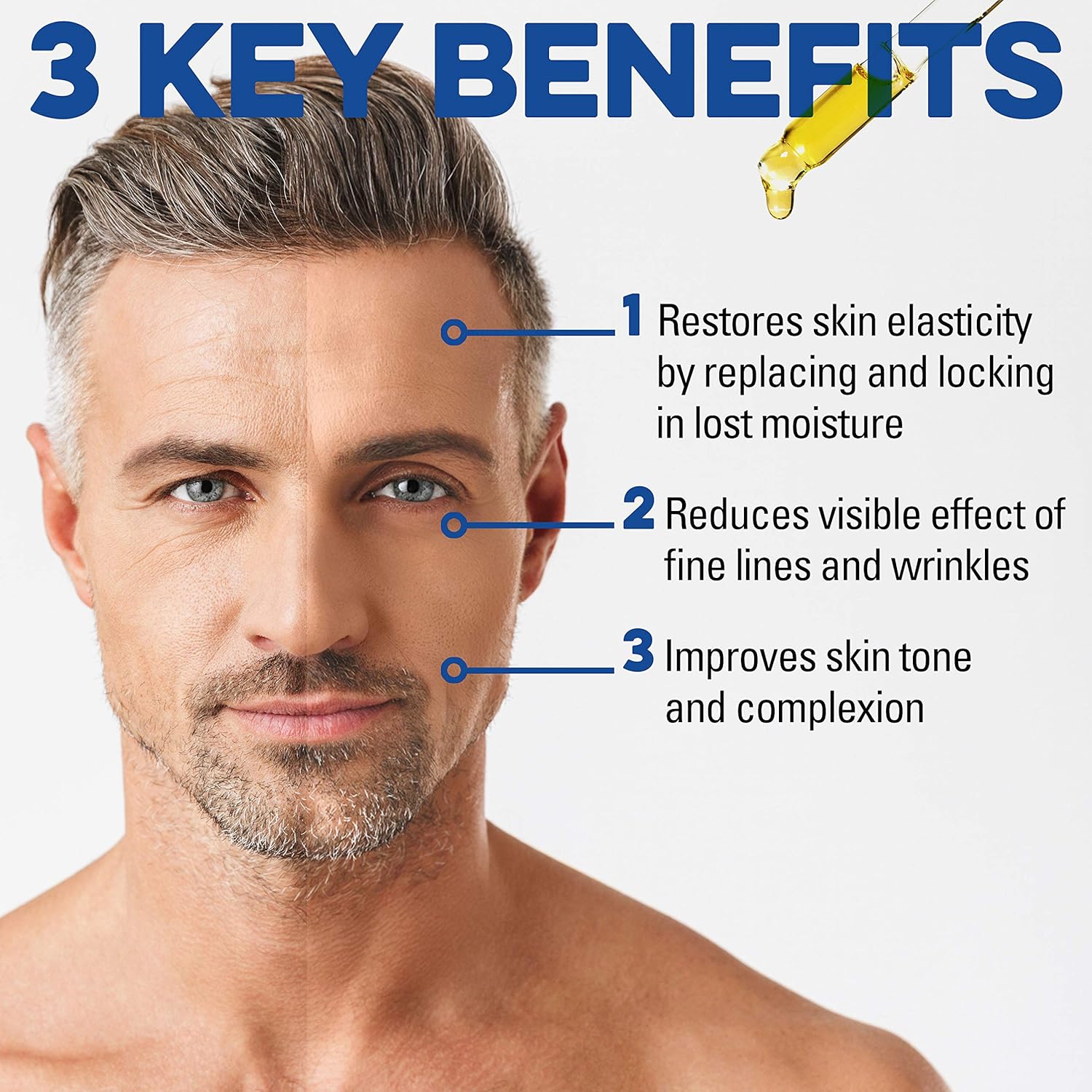 Gnarly Joe Mens Face Serum, 30ml Overnight Serum, Natural Anti-Wrinkle Face Cream for Men with Vitamin C - Image 3
