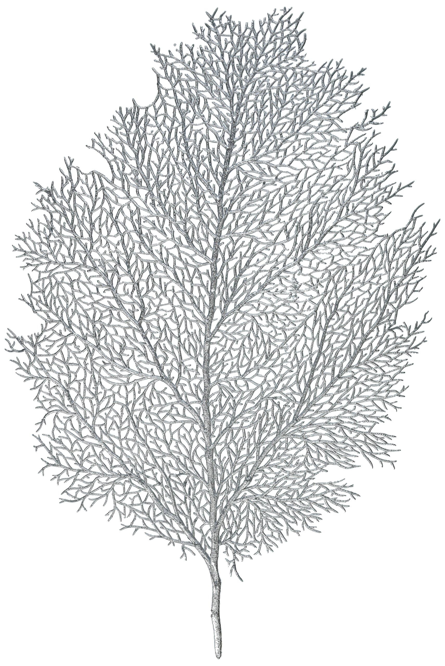 Harman Metallic Leaf Table Placemats 14 x22 Wipes Clean Silver