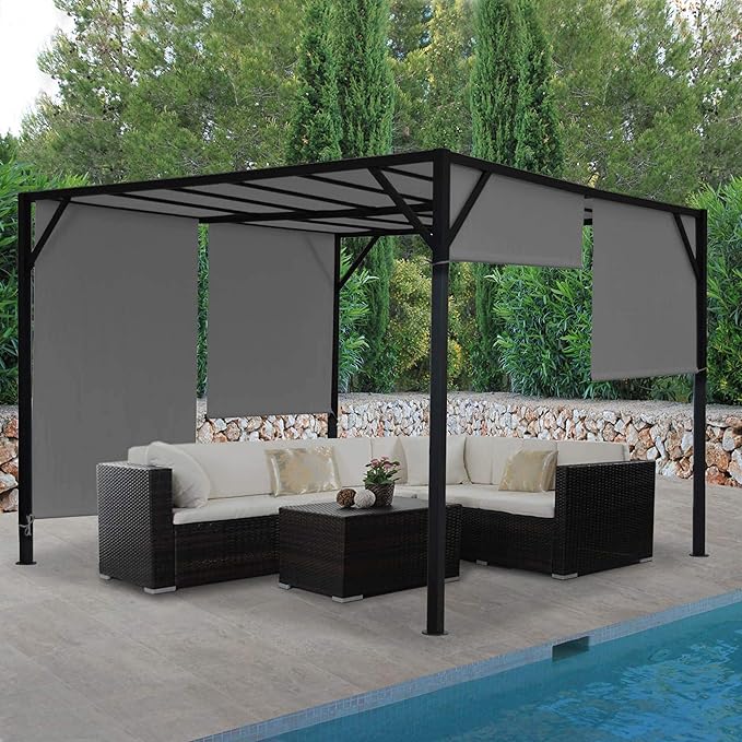 Toldo corredero pergola 【2020】🥉 | Las mejores pérgolas del mercado.
