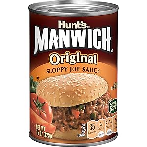 Manwich Original SloppyJoe Sauce, 15 oz