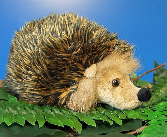 Igel Hedgehog Plüschtier 15 cm braun