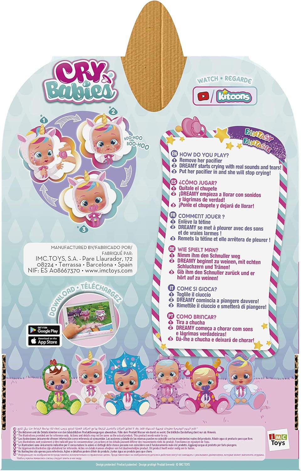 Cry Babies Dreamy The Unicorn Doll