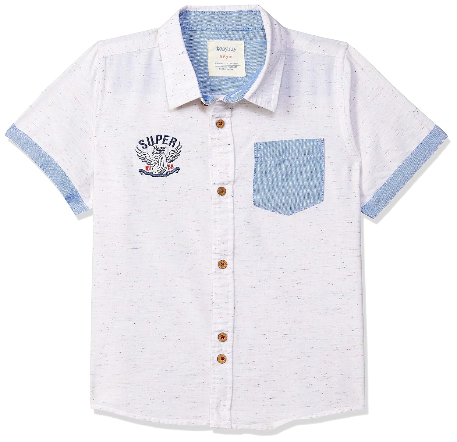 Buy EASYBUY Boy's Slim Shirt at Amazon.in