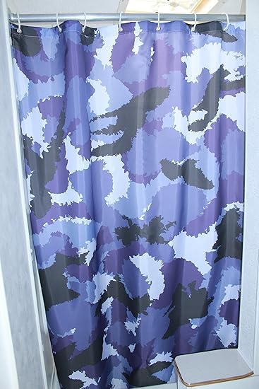 Amazon Com Solid Elements Rv Shower Camo Curtain Accessories Gear