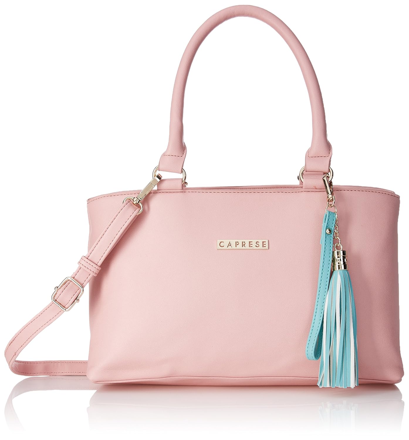 caprese shally women's satchel (pink and blue)
