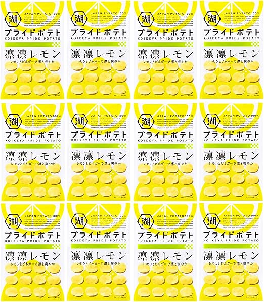 Amazon 湖池屋 Koikeya Pride Potato凛凛レモン 58g 12袋 湖池屋 スナック菓子 通販