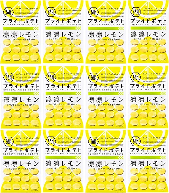 Amazon 湖池屋 Koikeya Pride Potato凛凛レモン 58g 12袋 湖池屋 スナック菓子 通販