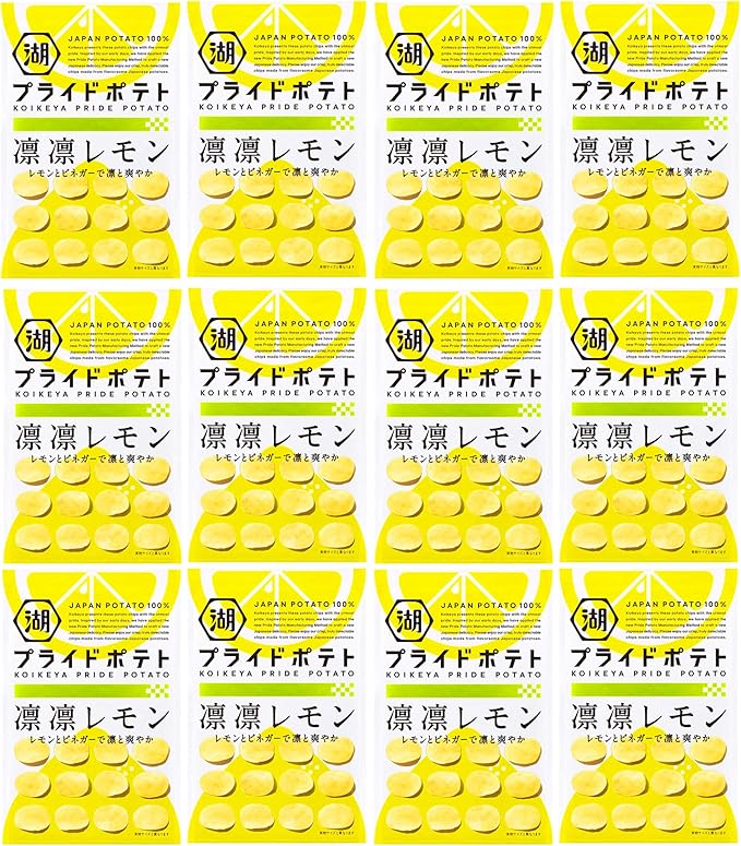 Amazon 湖池屋 Koikeya Pride Potato凛凛レモン 58g 12袋 湖池屋 スナック菓子 通販