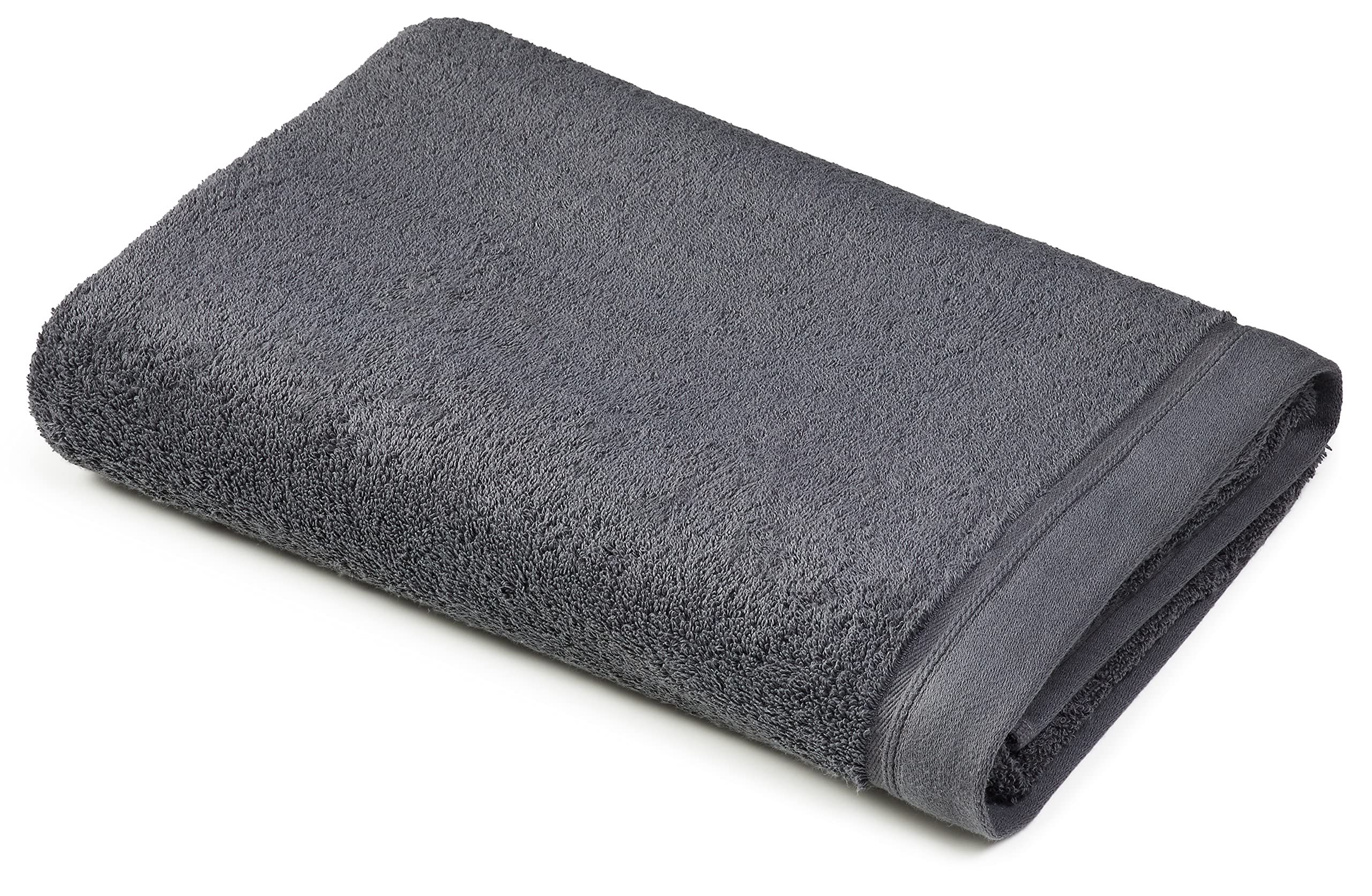Sowel® Premium Bath Towel 70 x 140 cm, Hand Towel 100% Organic Cotton, Made in Portugal, Anthracite