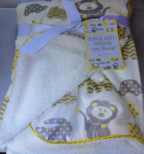 super soft sherpa baby blanket