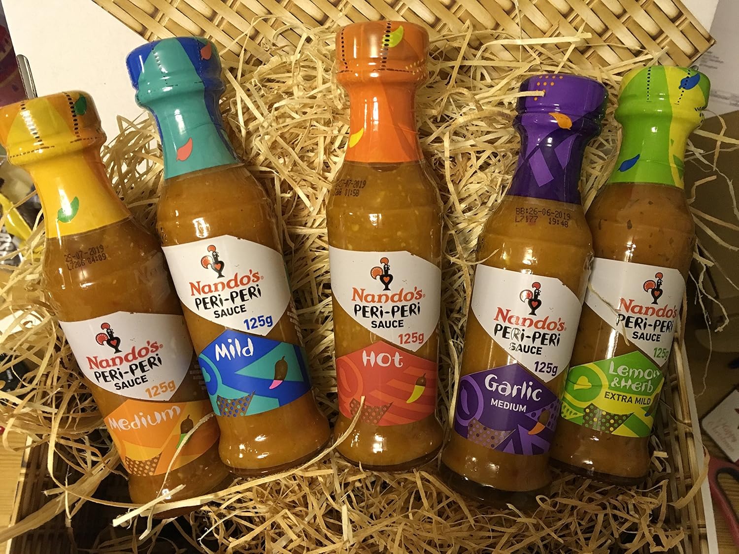 Authentic Nando's Sauce Box of Delights Nando's Sauce Hamper Set peri