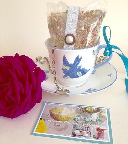 Amazon Com Tea Cup Bird Feeder China Bird Feeder Cup Bird